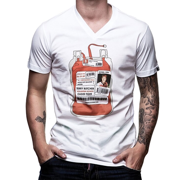 Image de Copa Football - T-shirt Butcher Blood Bag - Blanc