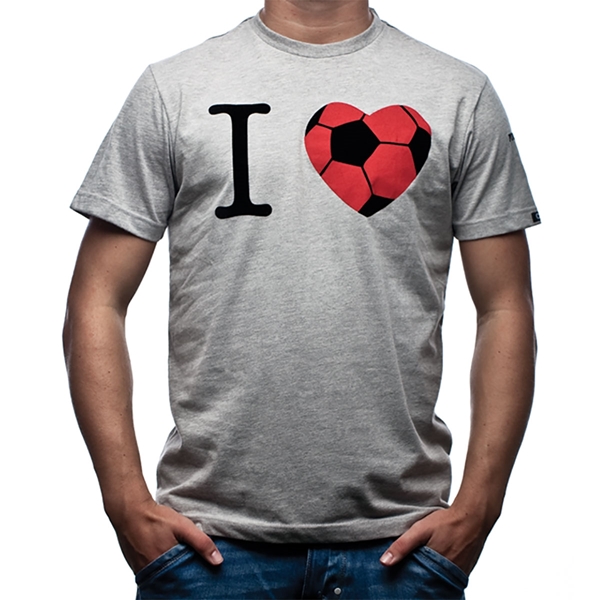 Image de Copa Football - T-shirt I Love Football - Gris