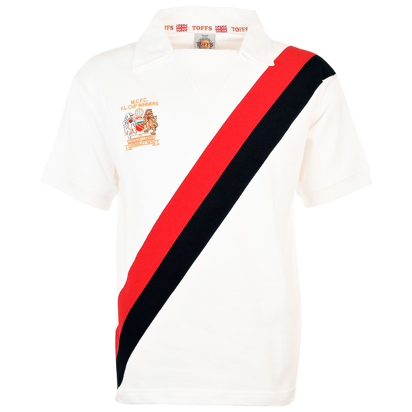 Image de Maillot rétro Manchster City League Cup Final 1976