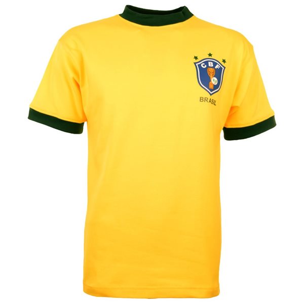 Image de Maillot rétro de Football Brésil Coupe du Monde 1982