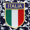 Image de Rugby Vintage - Polo Italy années 1990 - Camo Bleu