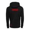 Image de Rugby Vintage- Sweat A Capuche Canada - Noir