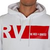 Image de Rugby Vintage- Sweat A Capuche Colour Banner Angleterre - Blanc/Rouge