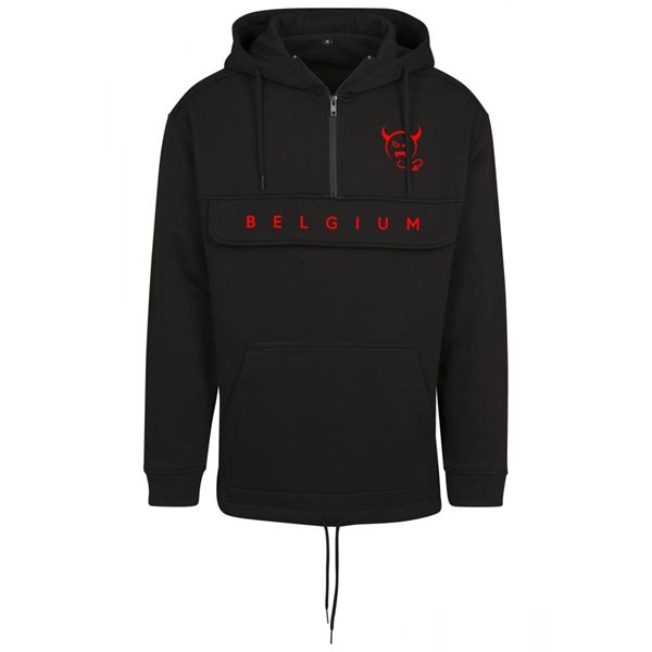 FC Eleven - Belgium Anorak Hoodie - Black