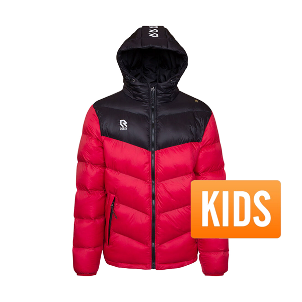 Robey - Performance Padded Jacket - Red/ Black - Kids