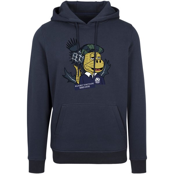 Rugby Vintage - Schotland 'Bored' Lochie Hoodie - Navy