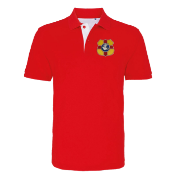 Rugby Vintage - Tonga Rugby Poloshirt - Rood Rugby Vintage - Tonga Rugby Poloshirt - Rood