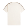 Fred Perry - Contrast Tape Ringer T-Shirt - Ecru/ Black