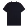 Fred Perry - Contrast Tape Ringer T-Shirt - Navy/ Carrington Brick