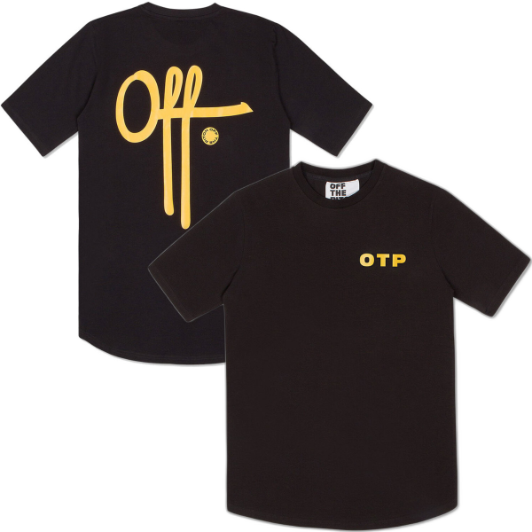 Image de Off The Pitch - T-Shirt Full Stop - Noir/ Jaune