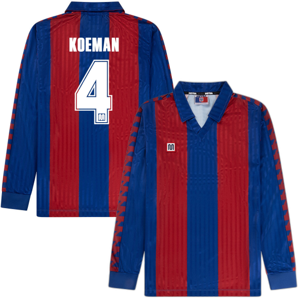 Image de Meyba - Maillot de Football Retro Barcelona 1989-1992 (Manches Longues) + Koeman 4