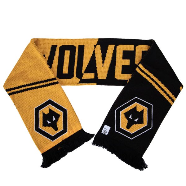 Wolverhampton Wanderers Vertigo Scarf - Orange/ Black